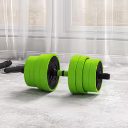 SPORTNOW Weight Dumbbells Set, Barbell, Kettlebell, Push Up Stand, 30kg - Additional view 8