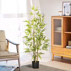 Artificial Plant Bamboo Artificial Tree Height 120 cm with Pot - Additional view 8