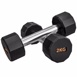 SPORTNOW Dumbbells Weights Set with 12-Sided Shape and Non-Slip Grip, 2 x 2kg - Additional view 8