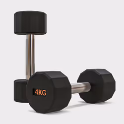 SPORTNOW Dumbbells Weights Set with 12-Sided Shape and Non-Slip Grip, 2 x 4kg - Additional view 6