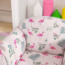 AIYAPLAY Kids Sofa Chair with Flamingo Design for Bedroom, Playroom, Pink - Additional view 7