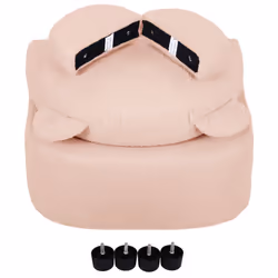 AIYAPLAY Kids Armchair, Bear Shaped Toddler Sofa Chair for Bedroom - Pink - Additional view 5