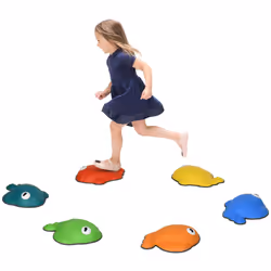 AIYAPLAY Stepping Stones Kids, 6 Pcs Balance Stepping Stones for Sensory