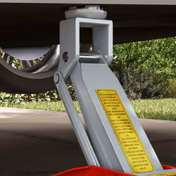 HOMCOM Hydraulic Low Profile Car Jack 2 Ton Capacity for Car Garage Tyre Repair - Additional view 8