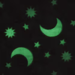 AIYAPLAY Kids Sofa Bed, Folding Toddler Armchair, Glow in The Dark Star Moon - Additional view 7