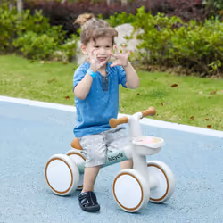 AIYAPLAY Kids Balance Bike for 1-3 Years Old with Adjustable Seat, Green