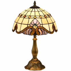 HOMCOM Decorative Table Lamp, for Bedroom Living Room, Bulb not Included - Additional view 8