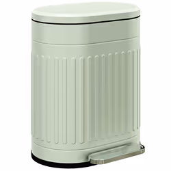 HOMCOM 20L Pedal Bin, Metal Kitchen Bin with Soft-close Lid, Light Green - Additional view 8