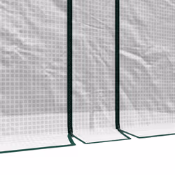 Outsunny 200 x 100 x 178cm Small Tomato Greenhouse with Roll-up Zipped Doors - Additional view 7