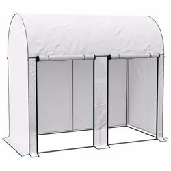 Outsunny 200 x 100 x 178cm Small Tomato Greenhouse with Roll-up Zipped Doors - Additional view 8