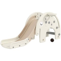 AIYAPLAY 3 in 1 Kids Slide for 1-3 Years, Elephant-Themed Indoor Slide