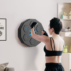 SPORTNOW Smart Music Boxing Machine with Bluetooth Connection and LED Light