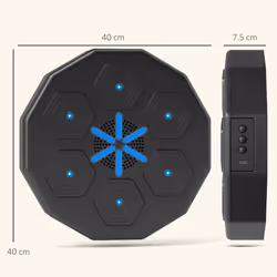 SPORTNOW Smart Music Boxing Machine with Bluetooth Connection and LED Light