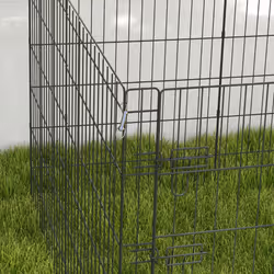 PawHut 8-Panel DIY Dog Pen with Door for Indoor/Outdoor Use, 91cm High - Additional view 7