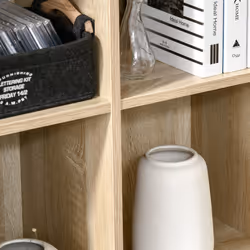 HOMCOM Cubic Cabinet Bookcase Storage Shelves for Home Office, Oak - Additional view 5