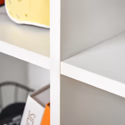 HOMCOM Cubic Cabinet Bookcase Storage Shelves for Home Office, White - Additional view 6