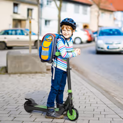 HOMCOM Folding Electric Scooter with Rear Wheel Brake, Green