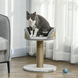 PawHut Cat Tree Tower Activity Centre with Scratching Posts Grey
