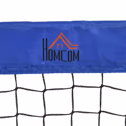HOMCOM Football Goal Folding Outdoor with All Weather Net 6'x3' Blue - Additional view 6