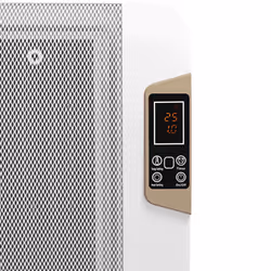 HOMCOM Mica Electric Space Heater, Portable Heater, 2 Heat Settings, White - Additional view 5