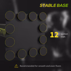 SPORTNOW Boxing Bag, Freestanding Punching Bag with Reflex Bar, Speed Balls