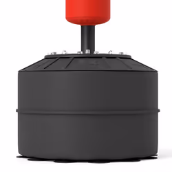 HOMCOM 3-in-1 Punching Bag with 2 Speedballs, 360 Reflex Bar, Red - Additional view 7