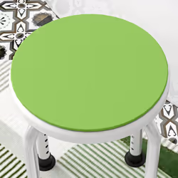 HOMCOM 360 Degree Swivel Shower Stool w/ Non-Slip Feet for Disabled Green - Additional view 6