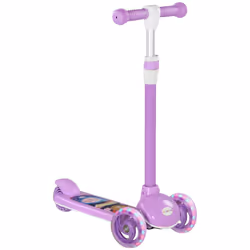AIYAPLAY Kids 3 Wheel Scooter for 2-6 Years Old w/ Adjustable Height, Purple