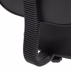 HOMCOM Armless Office Chair with Adjustable Height 360 Swivel Wheels Black - Additional view 6