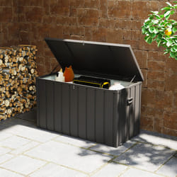 Outsunny 450L Outdoor Storage Box Waterproof with Wheels and Handles
