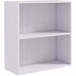 HOMCOM Bookshelf Display Storage Shelf with 2 Compartments for Study White - Additional view 8