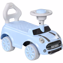 AIYAPLAY Ride On Car Foot To Floor Sliding Car w/ Air Horn - Light Blue