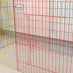 PawHut Pet Playpen Dog Puppy Crate Kennel w/ Door, 60H x Î¦156cm - Additional view 5