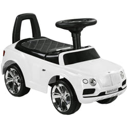 AIYAPLAY Bentley Licensed Ride on Car, Foot to Floor w/ Music Horn - White