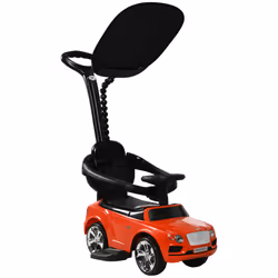 AIYAPLAY Bentley Bentayga Licensed Baby Push Car w/ Under Seat Storage - Red