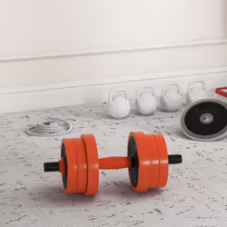 SPORTNOW Weight Dumbbells Set, Barbell, Kettlebell, Push Up Stand, 20kg - Additional view 6