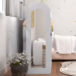 AIYAPLAY Kids Clothes Rail with Storage Shelf, Boxes, Mirror, White - Additional view 9