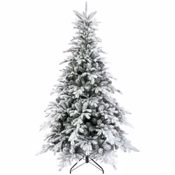 HOMCOM 5 Ft Artificial Christmas Tree with Realistic Snow Branches, LED Lights - Additional view 8