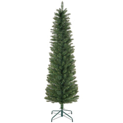 HOMCOM 6 Foot Artificial Pencil Christmas Tree with  Branches, Green