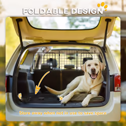 PawHut Dog Guard for SUVs, Vehicles, Vans, Car Barrier with Adjustable Width - Additional view 7