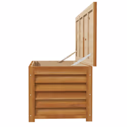 Outsunny 292L Outdoor Storage Box for Patio, Pool, Light Brown - Additional view 7
