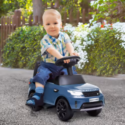 AIYAPLAY Land Rover Licensed Kids Ride On Car, Sliding Car, Light Blue