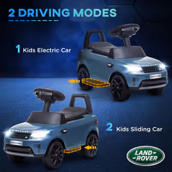 AIYAPLAY Land Rover Licensed Kids Ride On Car, Sliding Car, Light Blue