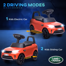 AIYAPLAY Land Rover Licensed Kids Ride On Car, Sliding Car, Red
