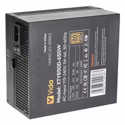 VIDA Heracles power supply unit 650 W 20+4 pin ATX ATX Black - Additional view 5