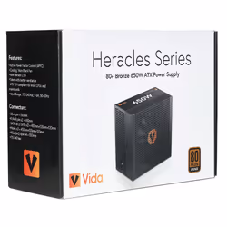 VIDA Heracles power supply unit 650 W 20+4 pin ATX ATX Black - Additional view 6