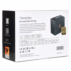 VIDA Heracles power supply unit 750 W 20+4 pin ATX ATX Black - Additional view 8