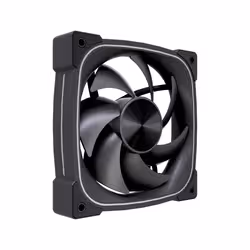 VIDA Stealth 120mm ARGB PWM Case Fan, Hydraulic Bearing, Outer Ring Lighting, 600-1500 RPM, Black Computer case 12 cm 80 pc(s) - Additional view 3