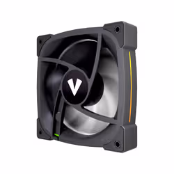 VIDA Stealth 120mm ARGB PWM Case Fan, Hydraulic Bearing, Outer Ring Lighting, 600-1500 RPM, Black Computer case 12 cm 80 pc(s) - Additional view 6