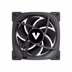 VIDA Stealth 120mm ARGB PWM Case Fan, Hydraulic Bearing, Outer Ring Lighting, 600-1500 RPM, Black Computer case 12 cm 80 pc(s) - Additional view 7